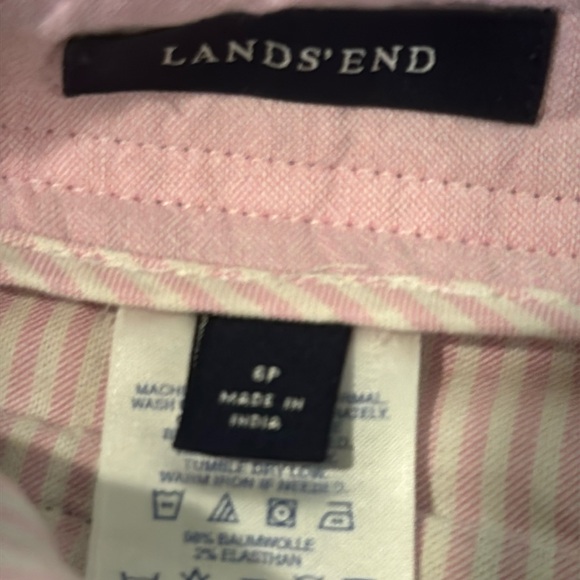 Lands’ End Green Corduroy with Flowers Pants - Picture 13 of 16